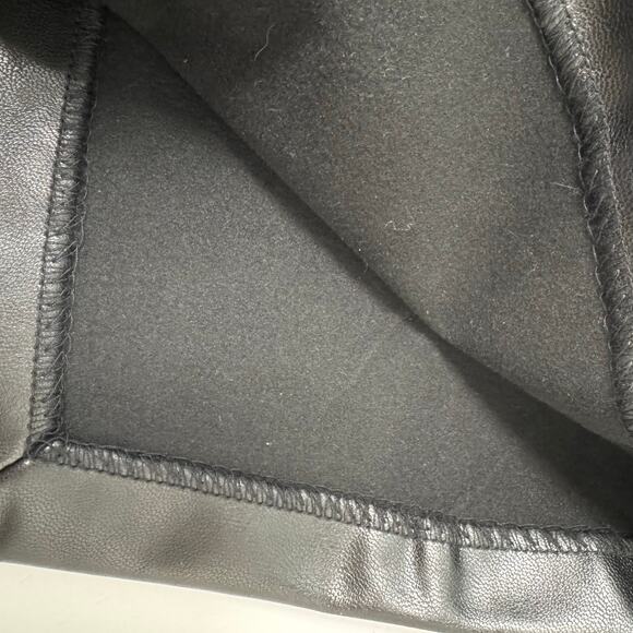 Abercrombie & Fitch Vegan Leather The 90s Straight Ultra High Rise Jeans 26/2 - Picture 12 of 13